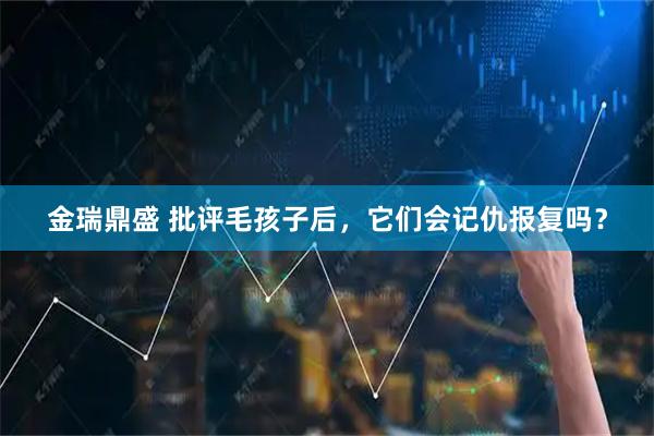 金瑞鼎盛 批评毛孩子后，它们会记仇报复吗？