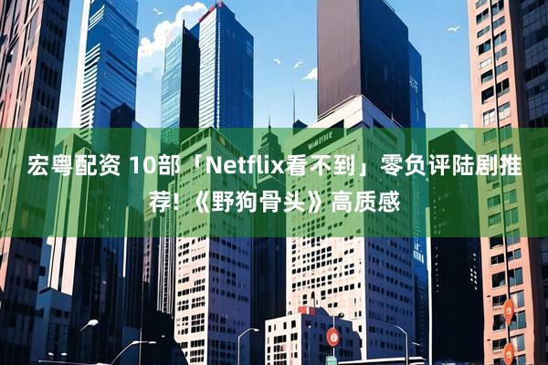 宏粤配资 10部「Netflix看不到」零负评陆剧推荐! 《野狗骨头》高质感